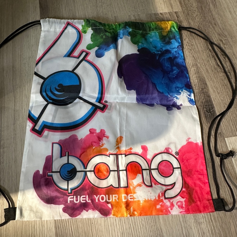 Bang Energy Colorful Drawstring Bag